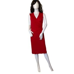 LRL Ruched Sheath Dress
